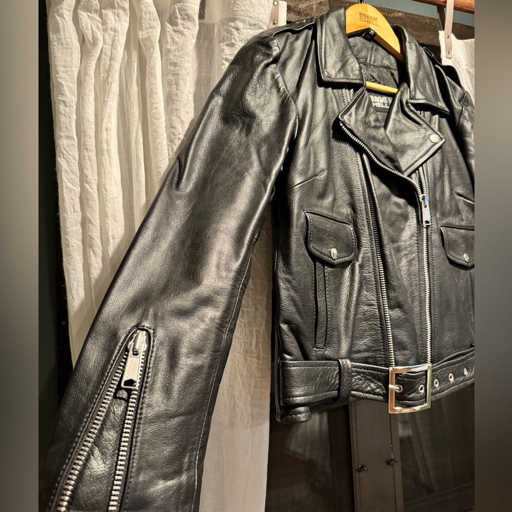 Straight To Hell Leather Jacket - image 2